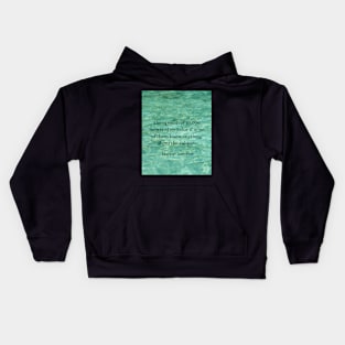 Marcus Aurelius: Value of Knowledge Over Numbers Kids Hoodie